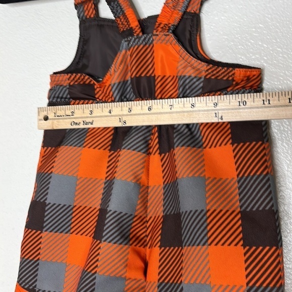 Circo kids bib ski pants, size 18 months, orange/black/gray, gaiters - Picture 5 of 6